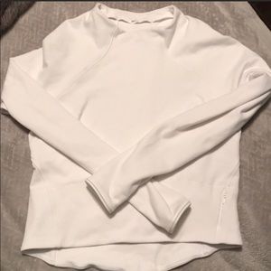 Lululemon White Crop size 10